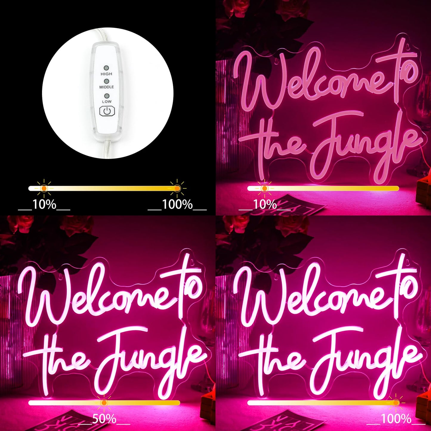 Custom Neon Sign, Personalized Neon Signs for Wall Decor, LED Signs for Bedroom Shops Wedding Birthday Party, Customizable Name Logo